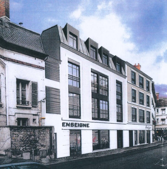 Façade rue Denecourt